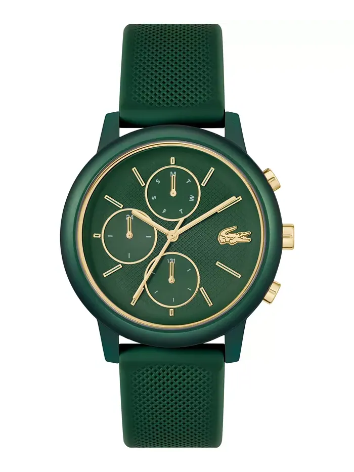 Мужские часы L.12.12 Move Green с силиконовым ремешком, 42 мм Lacoste — изображение 1 из 6