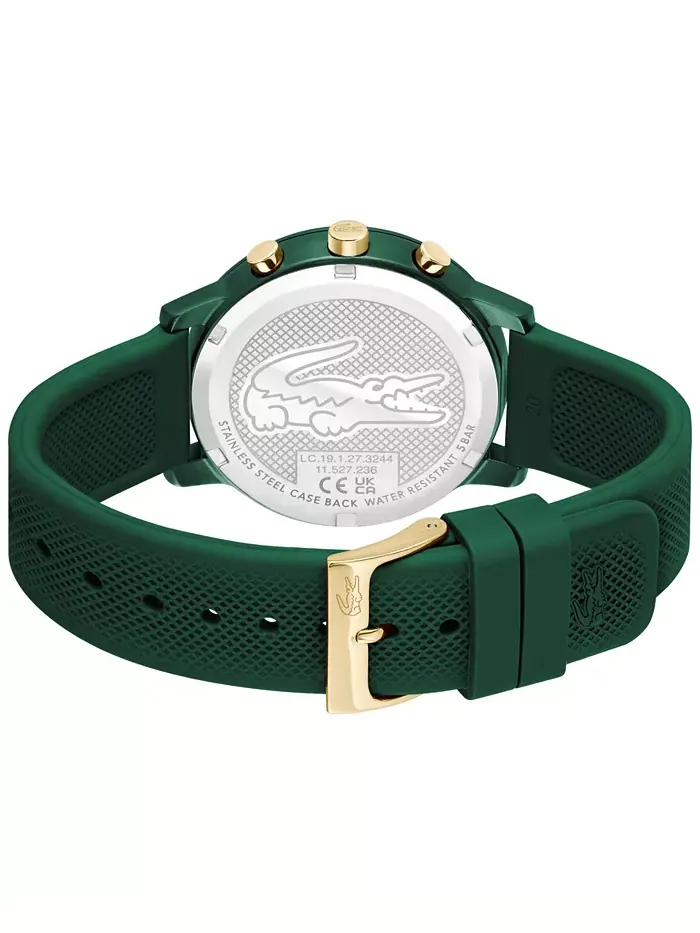 Мужские часы L.12.12 Move Green с силиконовым ремешком, 42 мм Lacoste — изображение 2 из 6