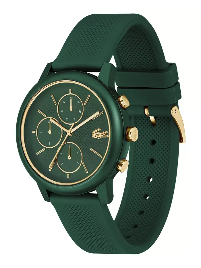 Мужские часы L.12.12 Move Green с силиконовым ремешком, 42 мм Lacoste — изображение 3 из 6