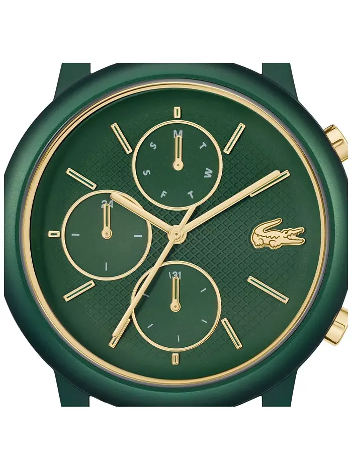 Мужские часы L.12.12 Move Green с силиконовым ремешком, 42 мм Lacoste — изображение 4 из 6