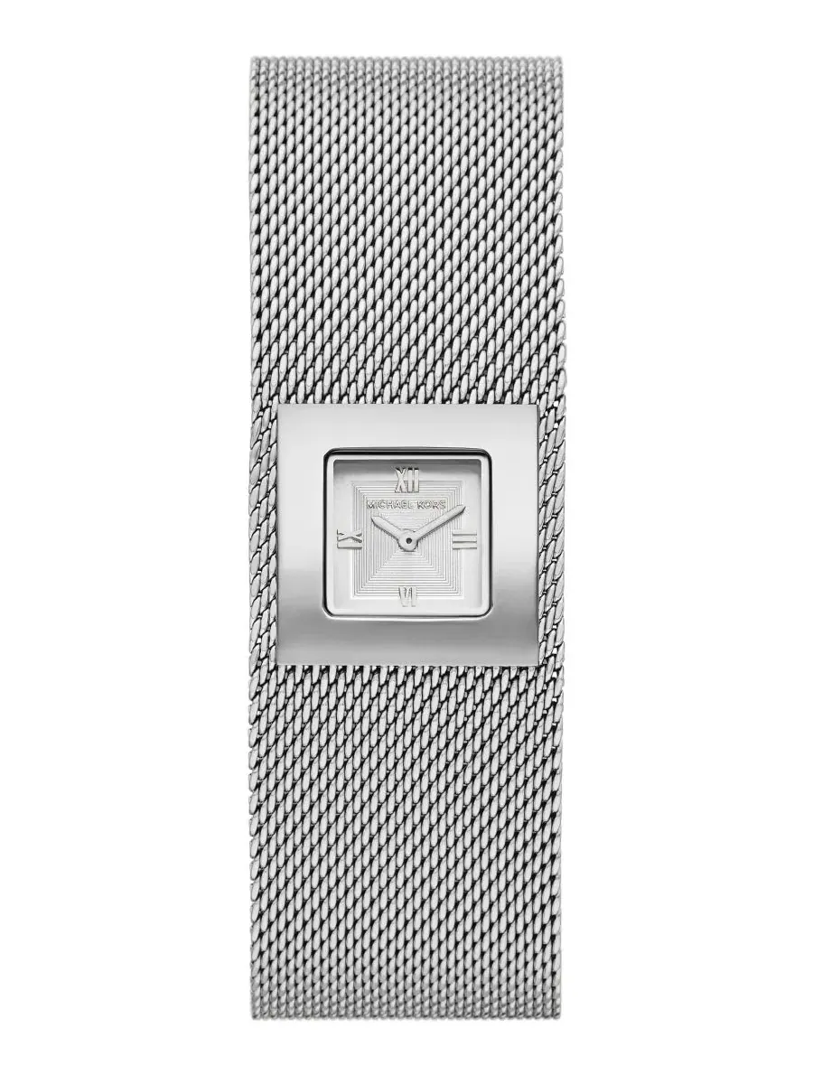 Женские часы Georgie Two-Hand из нержавеющей стали Michael Kors — изображение 1 из 4, оттенок серебряный