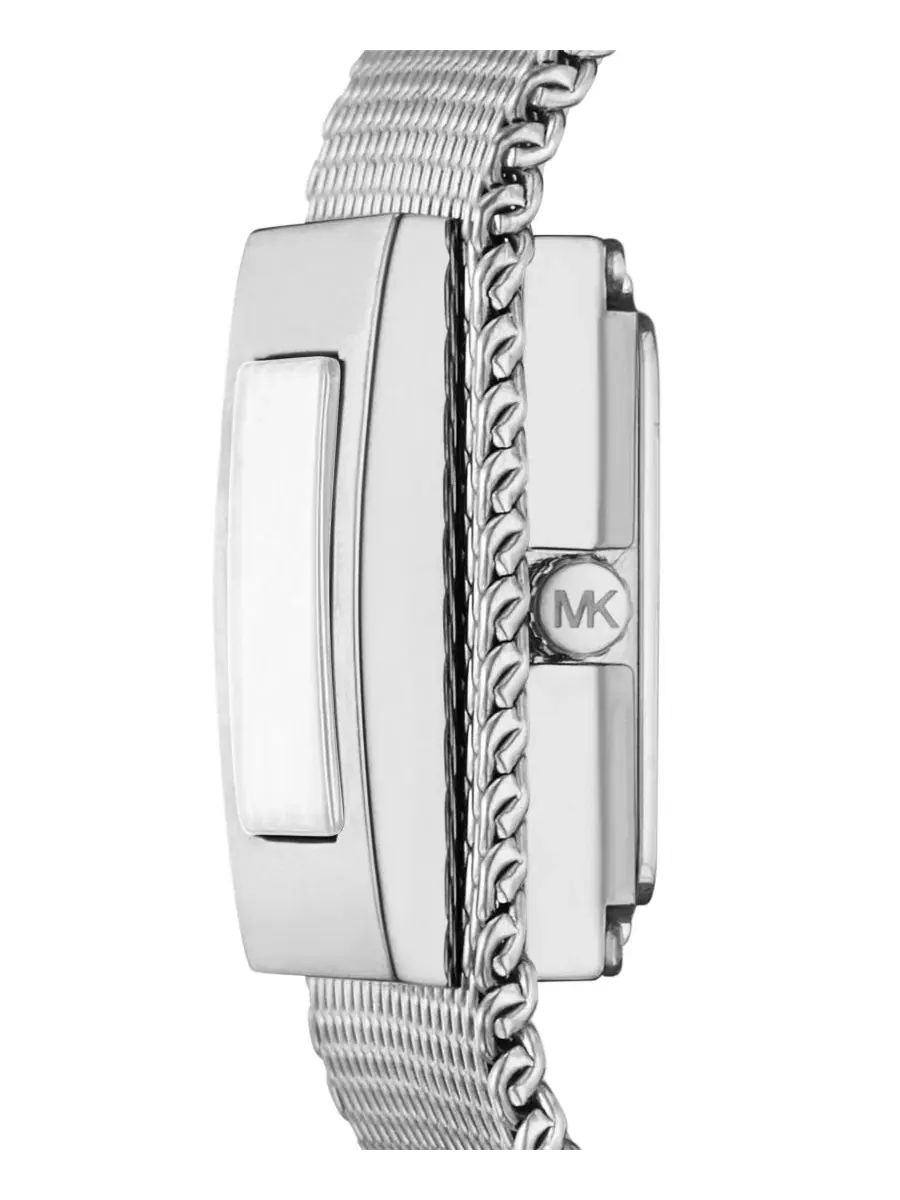 Женские часы Georgie Two-Hand из нержавеющей стали Michael Kors — изображение 3 из 4, оттенок серебряный