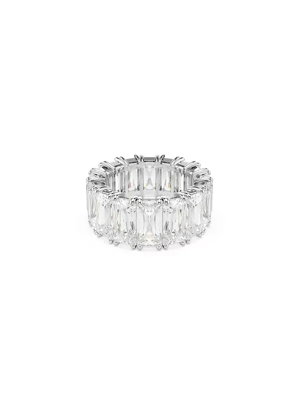 Кольцо Витторе с белым родиевым покрытием Swarovski — изображение 1 из 4, оттенок белый