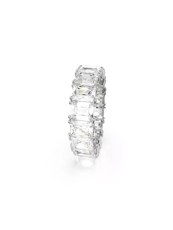 Кольцо Витторе с белым родиевым покрытием Swarovski — изображение 3 из 4, оттенок белый
