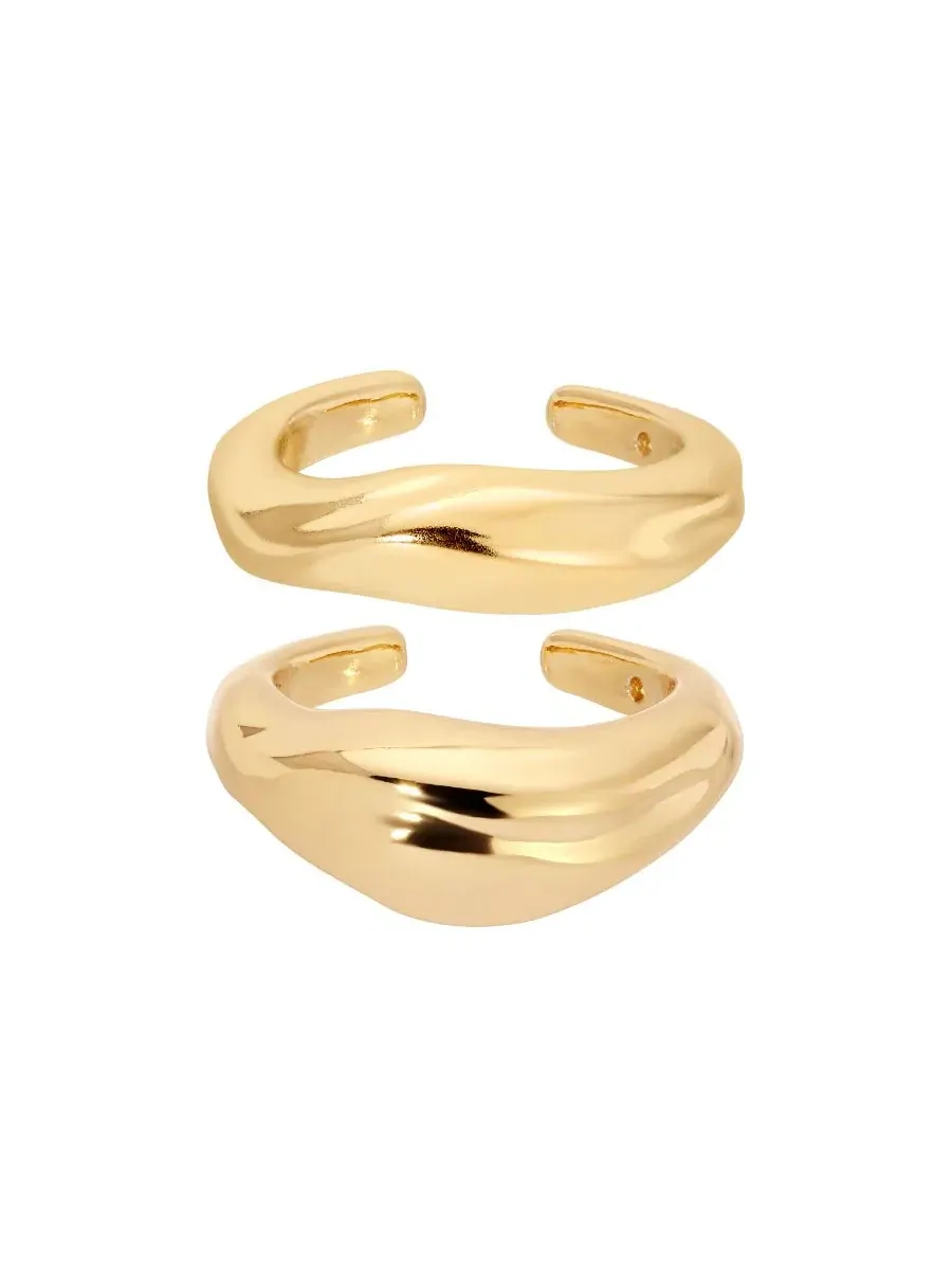 Изящные серьги-капельки Ettika — изображение 1 из 3, оттенок золото
