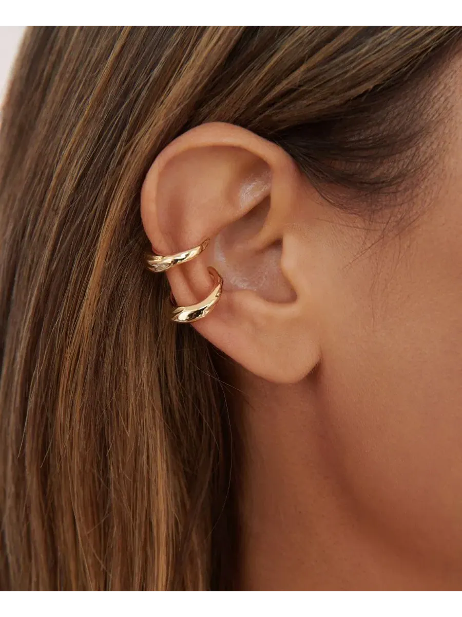 Изящные серьги-капельки Ettika — изображение 3 из 3, оттенок золото