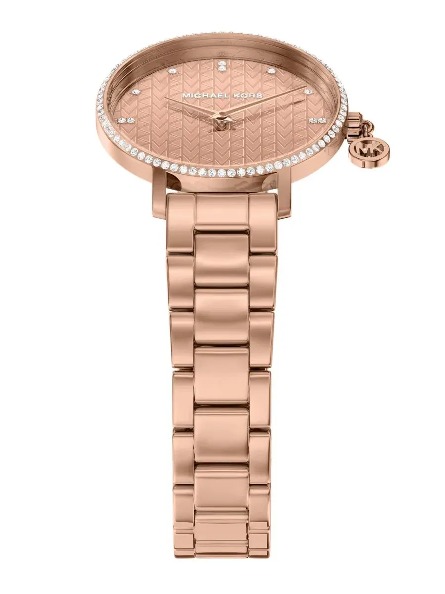 Женские часы Pyper Two-Hand из стали с розово-золотистым покрытием, 32 мм Michael Kors — изображение 4 из 9