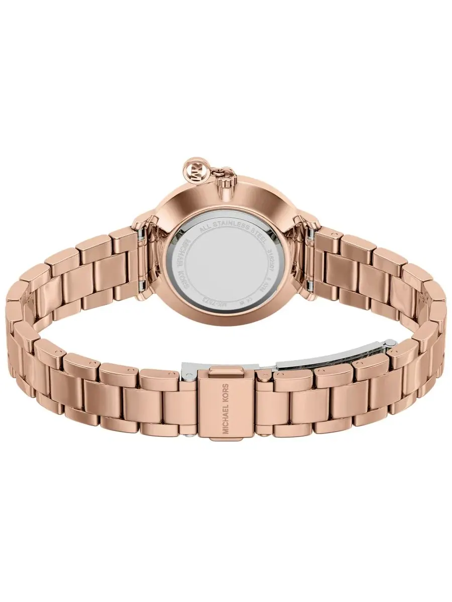 Женские часы Pyper Two-Hand из стали с розово-золотистым покрытием, 32 мм Michael Kors — изображение 5 из 9