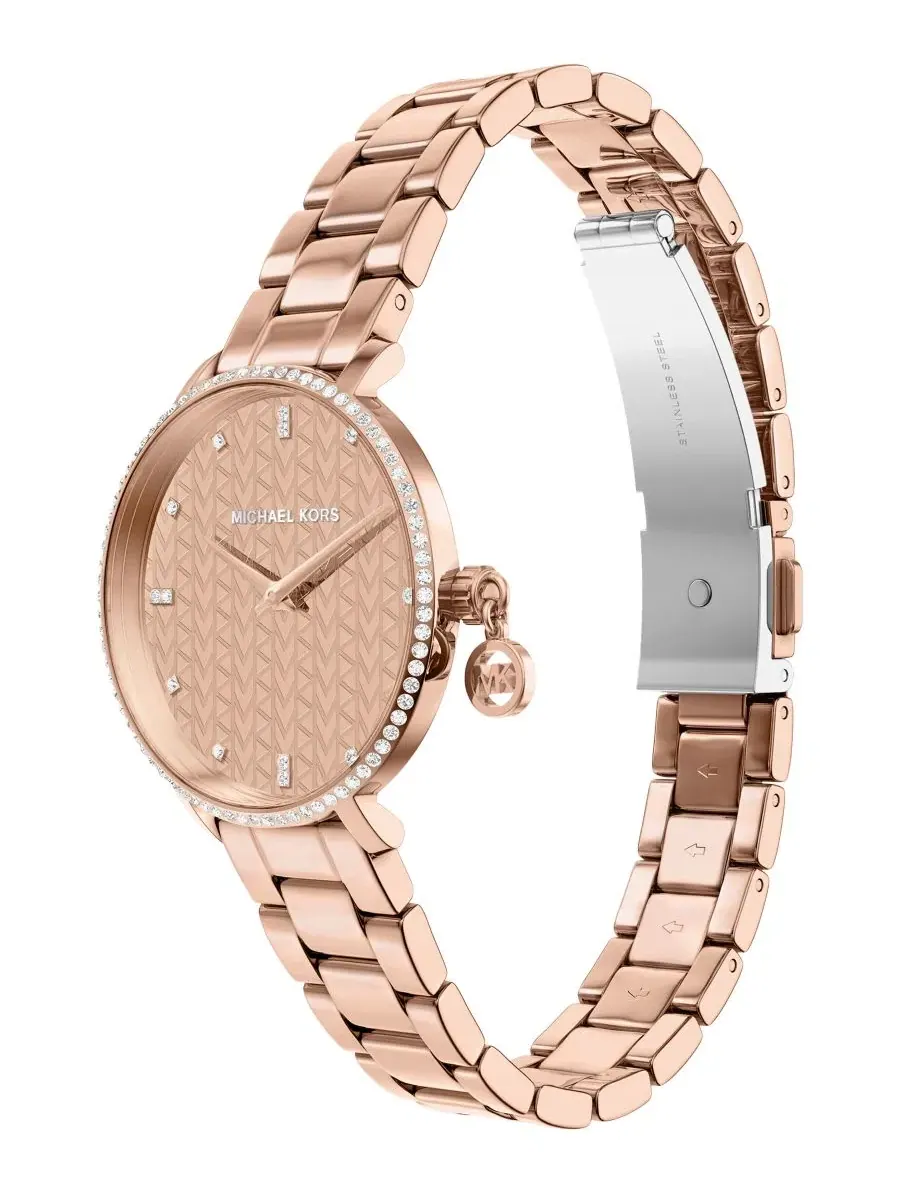 Женские часы Pyper Two-Hand из стали с розово-золотистым покрытием, 32 мм Michael Kors — изображение 6 из 9