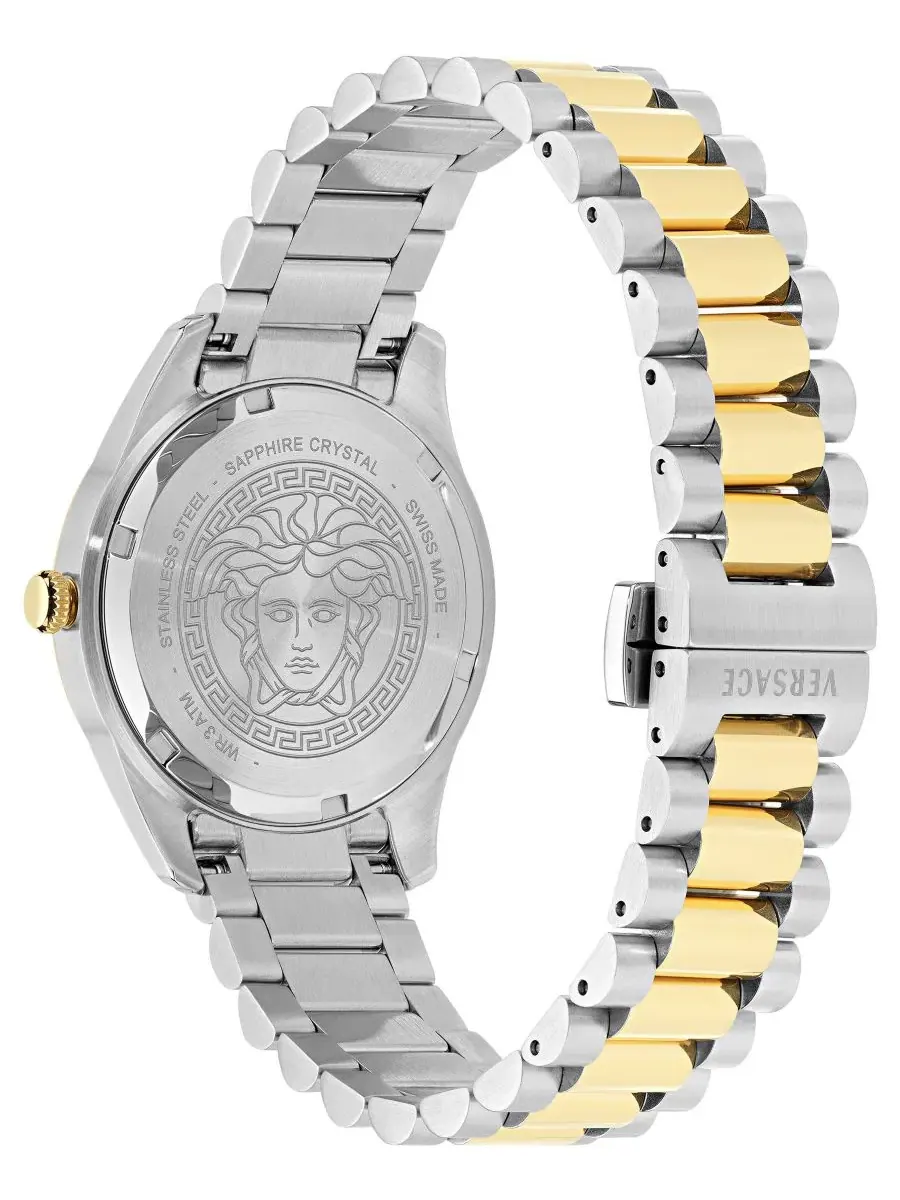 Женские часы Apodis IP Yellow Gold Stainless Steel Bracelet Watch 34мм Versace — изображение 3 из 3, оттенок мульти