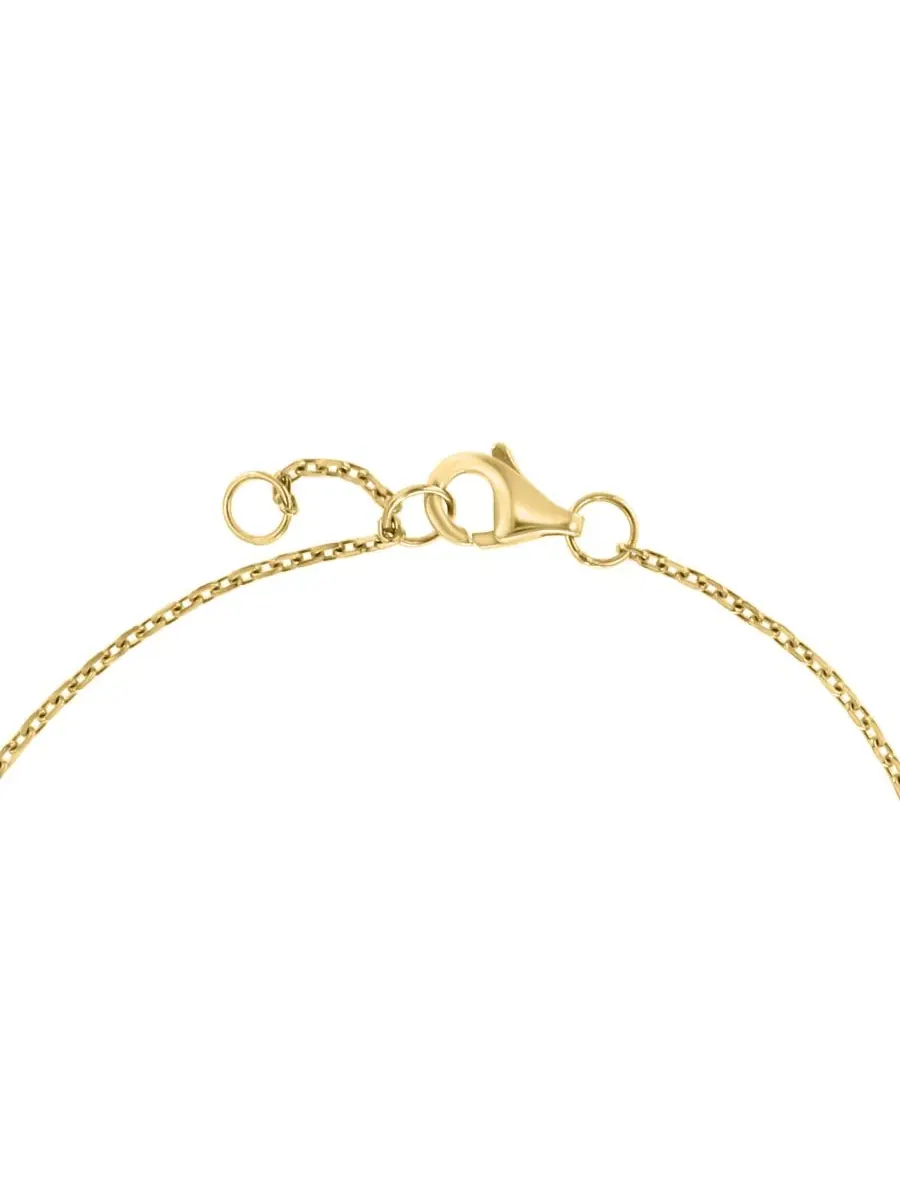 Браслет с сапфирами и бриллиантами, 14k желтое золото EFFY Collection — изображение 3 из 3, оттенок желтый золотистый