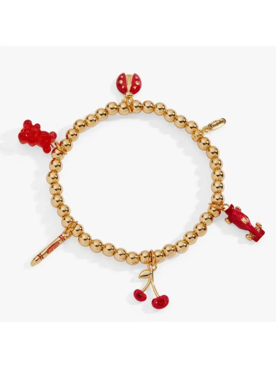 Эластичный браслет Crayola Scarlet Charm Alex And Ani