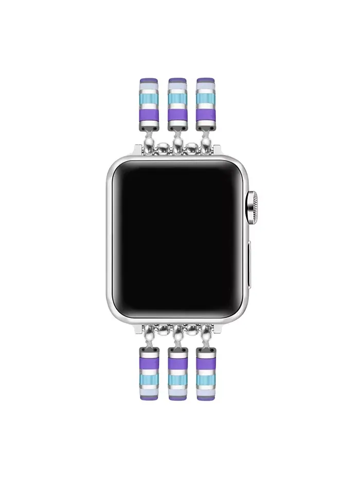 Тонкий браслет для Apple Watch 44,45,46,49 мм Posh Tech — изображение 3 из 4, оттенок синий
