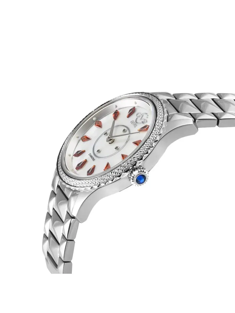Женские часы Siena Swiss Quartz Diamond Silver GV2 by Gevril — изображение 2 из 3, оттенок серебряный