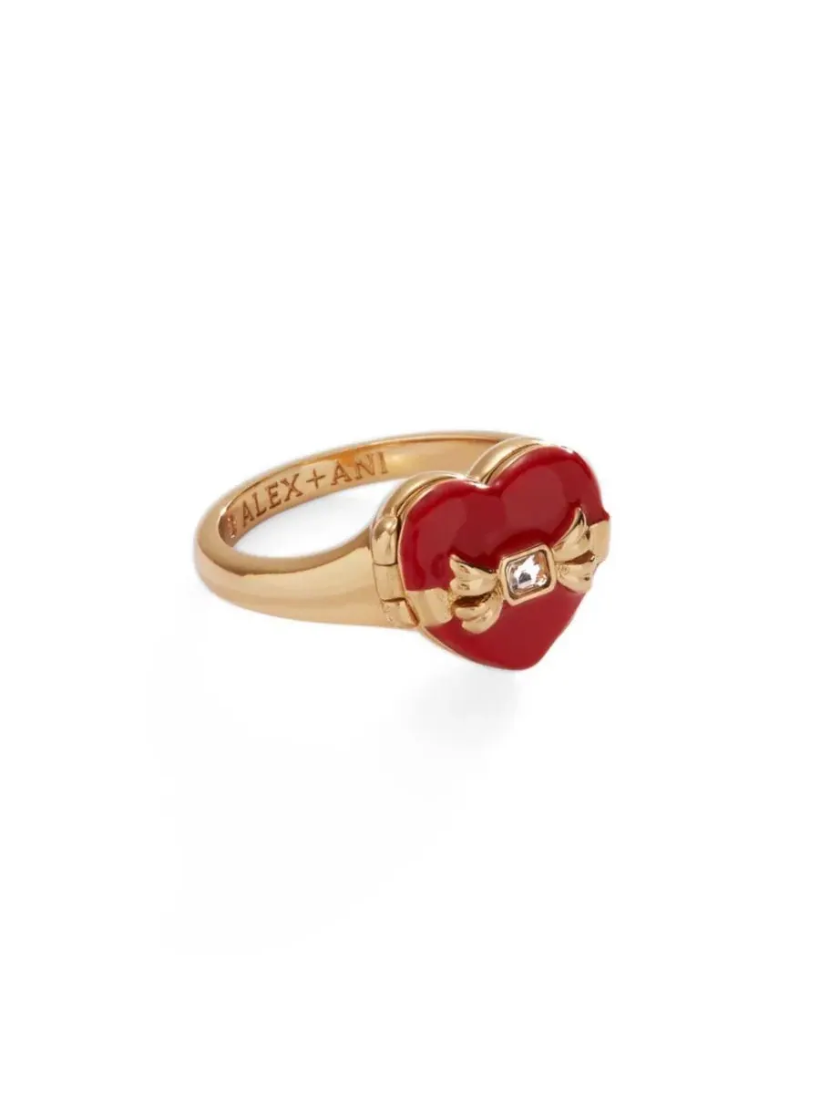 Кольцо-кулон с шоколадными кристаллами Box of Chocolate Locket Ring Alex and Ani — изображение 2 из 3