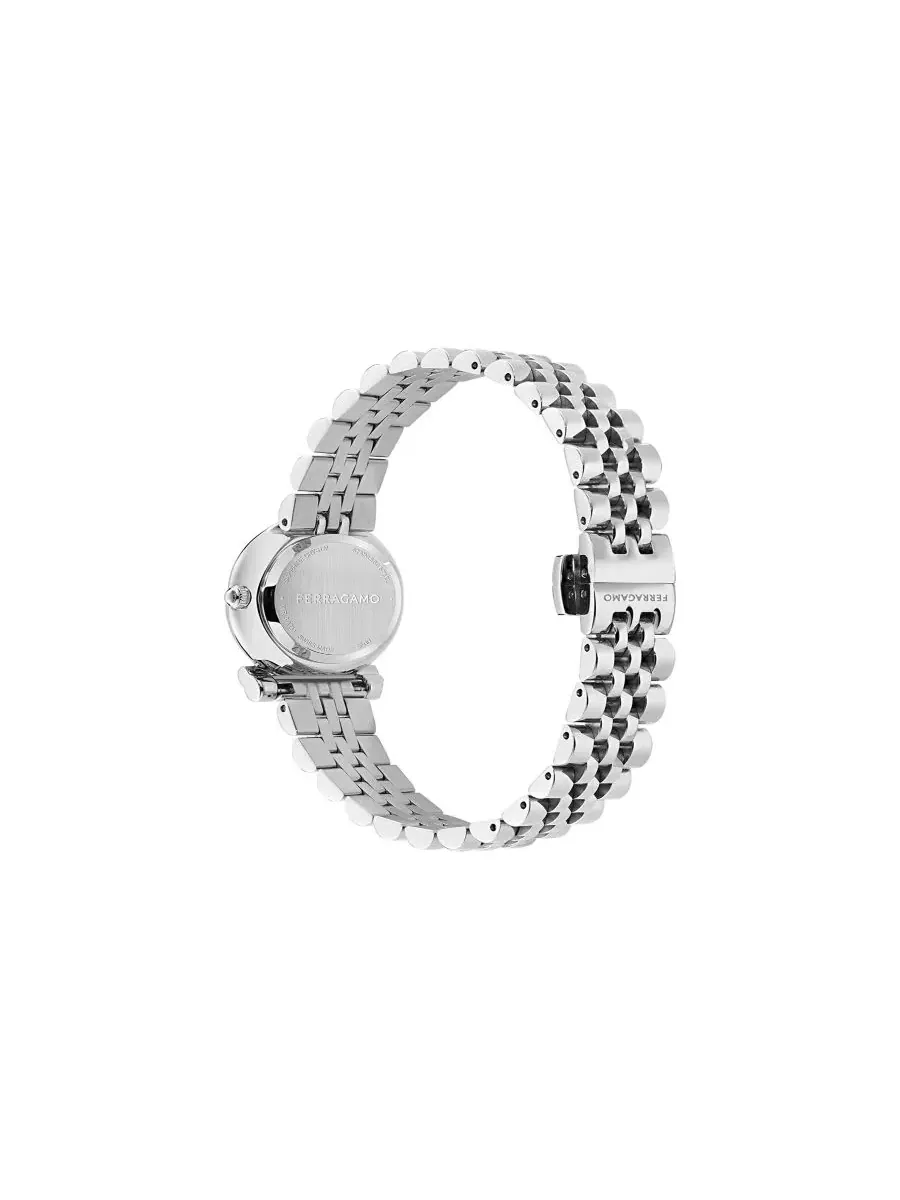 Женские часы с браслетом из нержавеющей стали Silver, 23 мм Ferragamo — изображение 3 из 5, оттенок серебряный