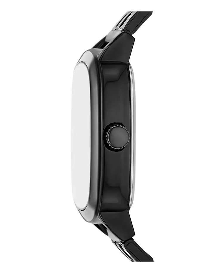 Мужские кварцевые часы с тремя стрелками черный сплав, комплект, 40mm Folio — изображение 2 из 3