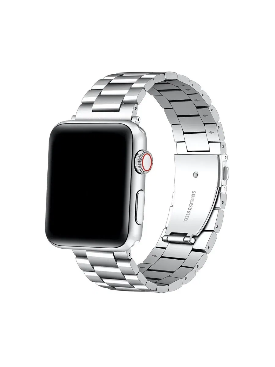 Браслет из нержавеющей стали Maxwell для Apple Watch Posh Tech — изображение 1 из 7, оттенок титановый