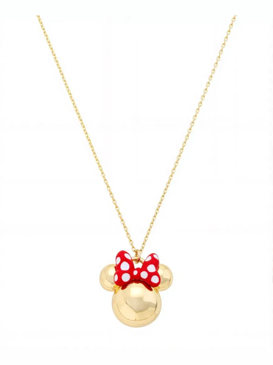 Кулон-подвеска Minnie Mouse Pendant Necklace Disney — изображение 1 из 4, оттенок золото
