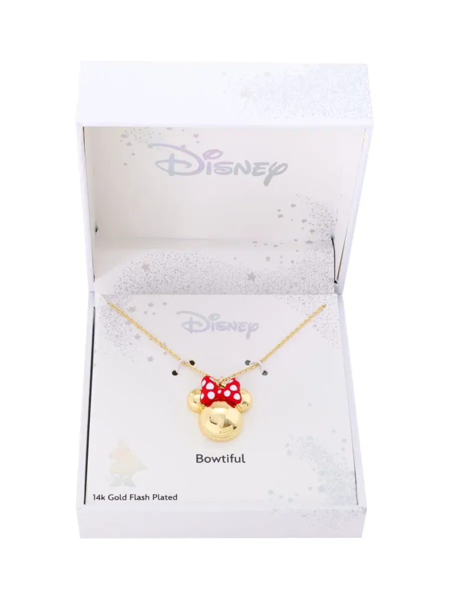 Кулон-подвеска Minnie Mouse Pendant Necklace Disney — изображение 2 из 4, оттенок золото