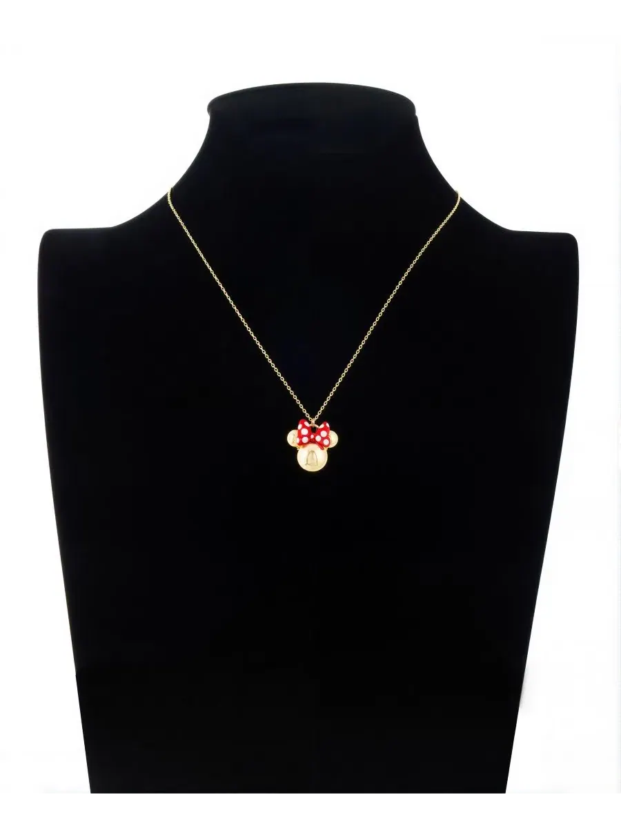 Кулон-подвеска Minnie Mouse Pendant Necklace Disney — изображение 3 из 4, оттенок золото