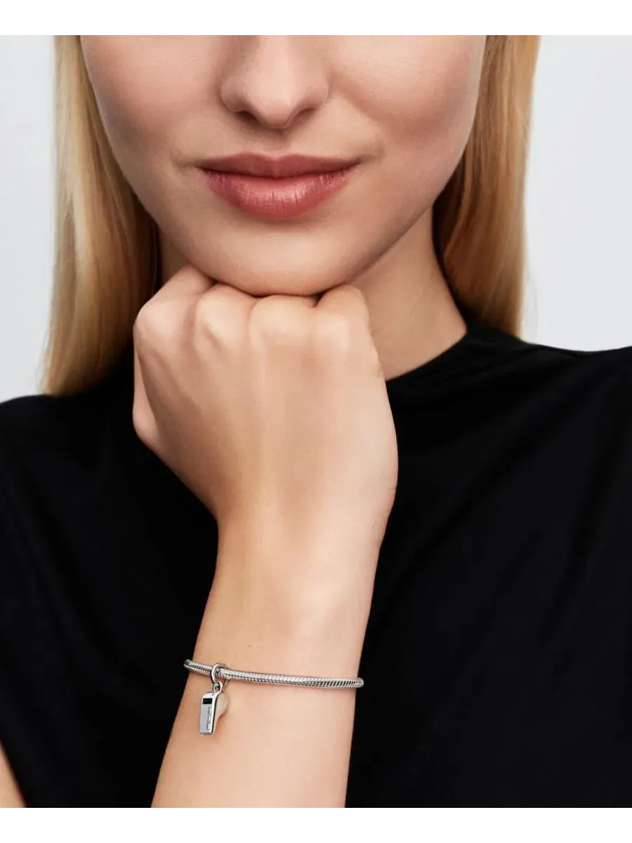 Подвеска в виде судейского свистка Pandora — изображение 4 из 4, оттенок серебристый