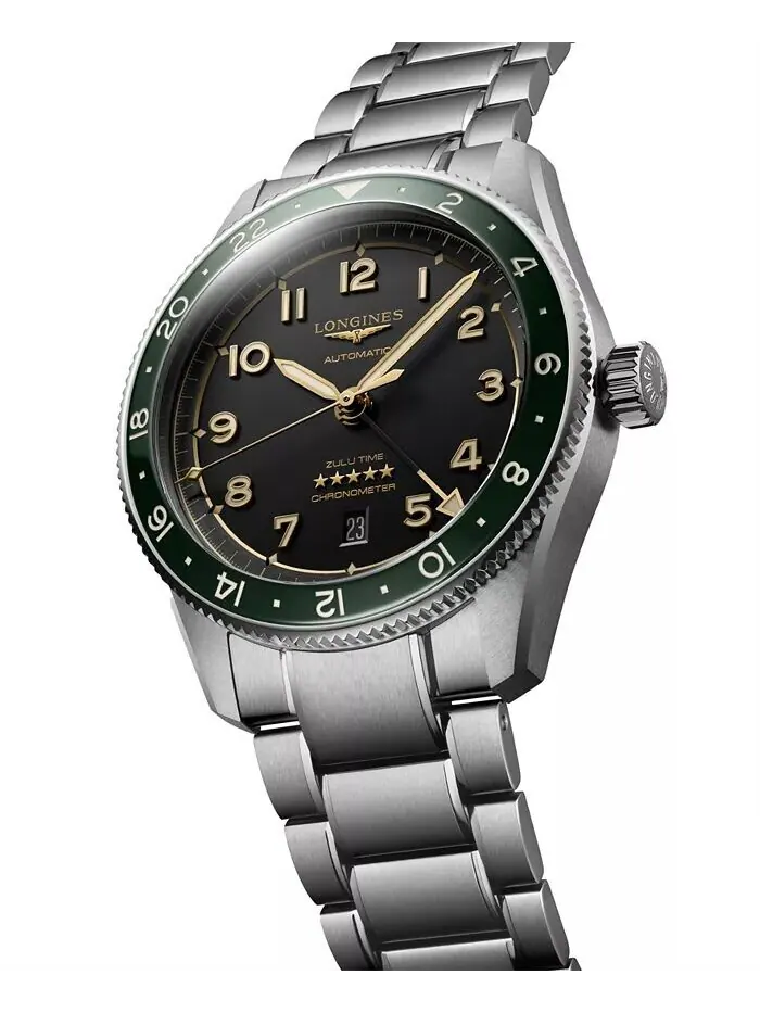 Мужские швейцарские автоматические часы Spirit Zulu Time с браслетом из нержавеющей стали, 42 мм — изображение 3 из 4