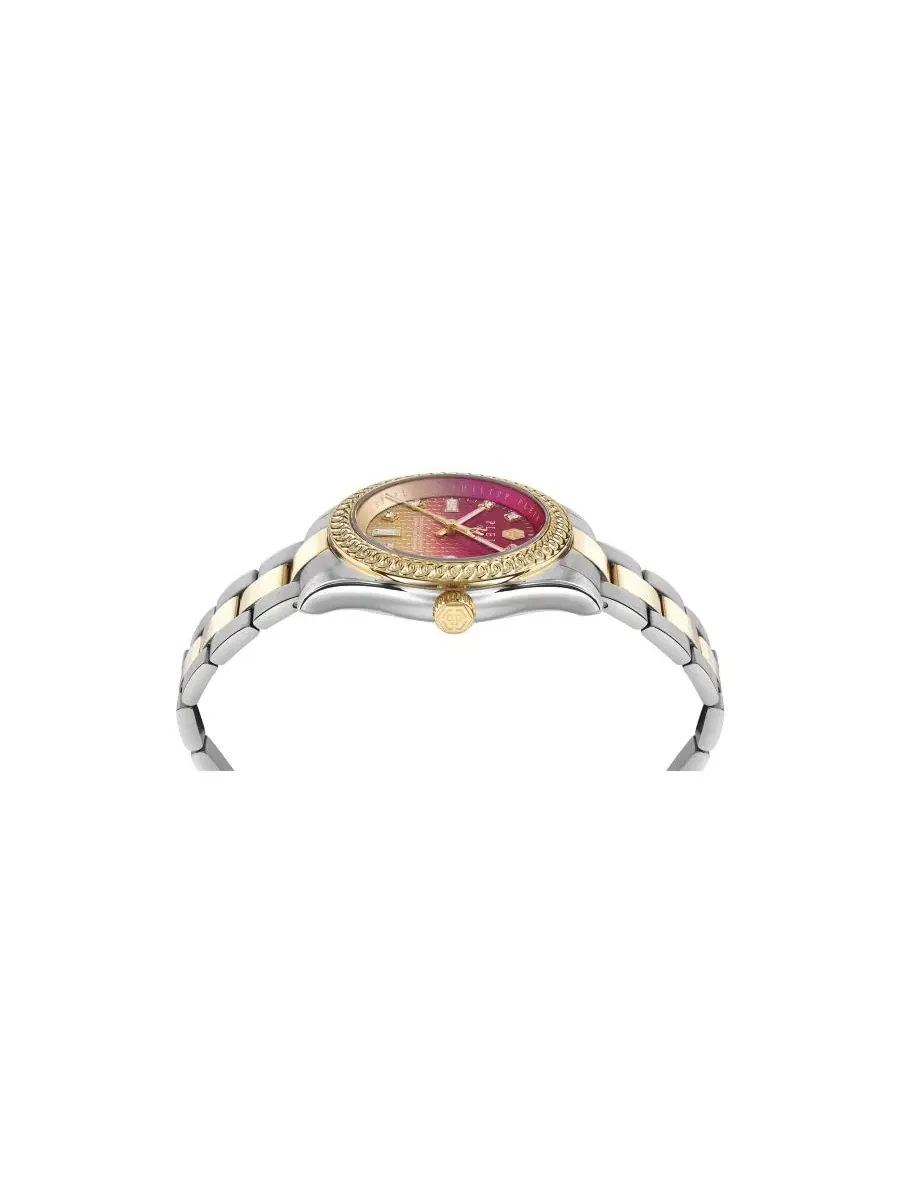 Женские часы Queen Two-Tone из стали с браслетом, 36 мм Philipp Plein — изображение 2 из 5, оттенок мульти