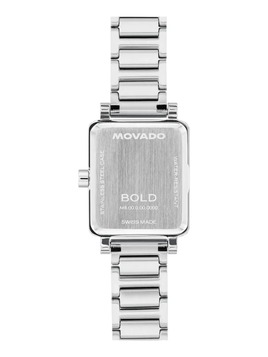 Женские часы Bold Evolution 2.0 Mini Tank Swiss Quartz Movado — изображение 2 из 4, оттенок серебряный