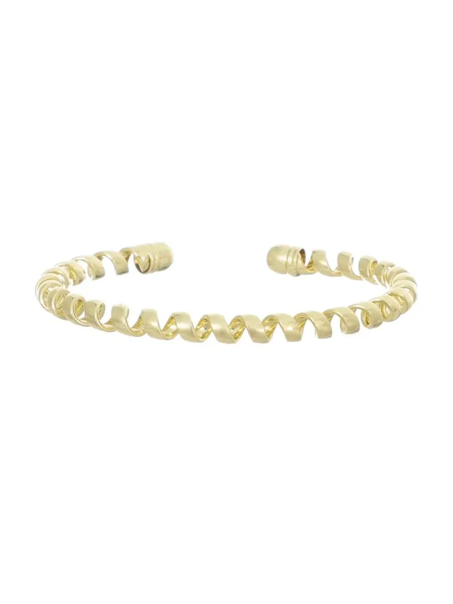 Браслет-манжета с позолотой Coil Cuff ADORNIA — изображение 1 из 3