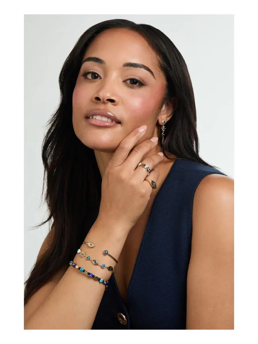 Браслет-манжета Evil Eye Flex Cuff Alex and Ani — изображение 3 из 4, оттенок нет цвета