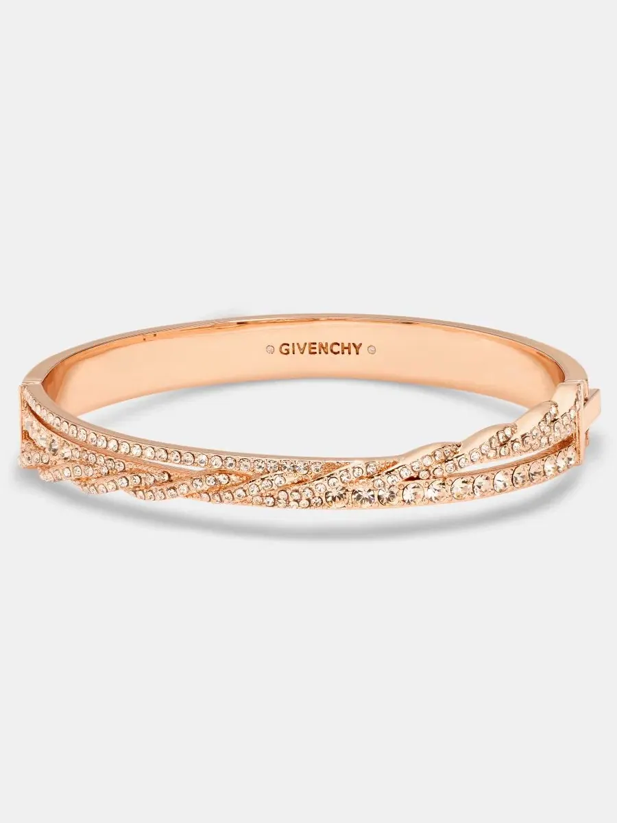 Браслет Pavé Twist Bangle Givenchy — изображение 1 из 3, оттенок темный розовый