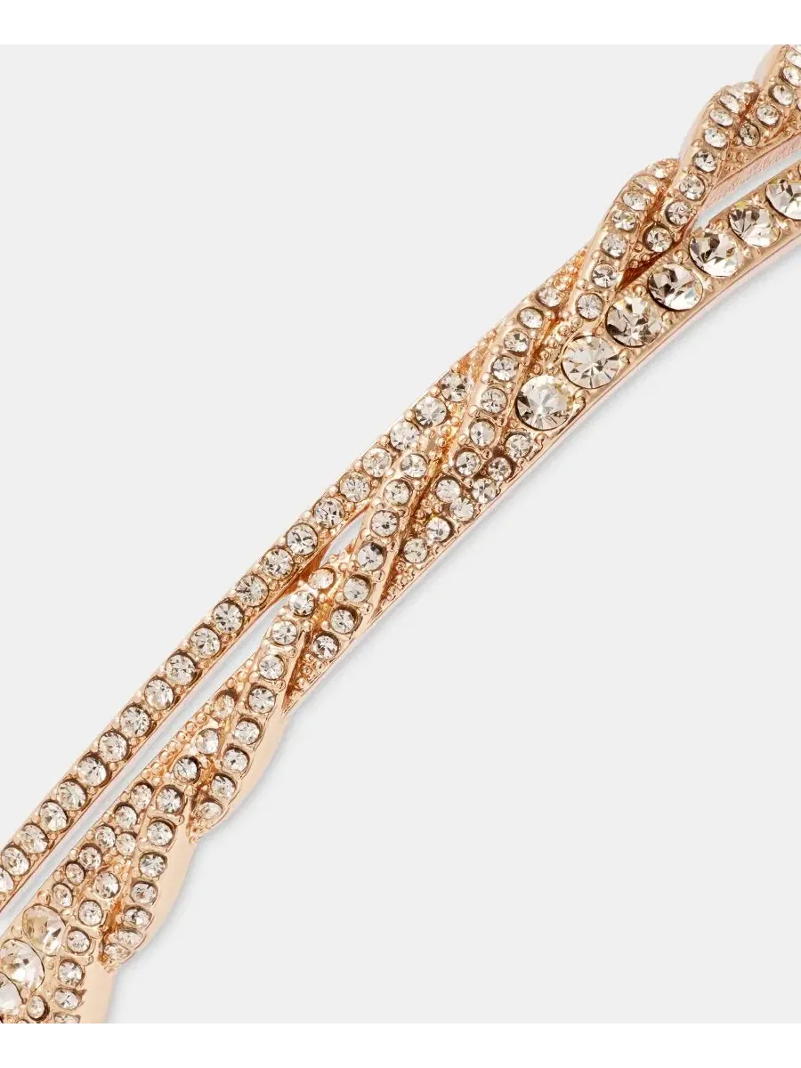Браслет Pavé Twist Bangle Givenchy — изображение 3 из 3, оттенок темный розовый