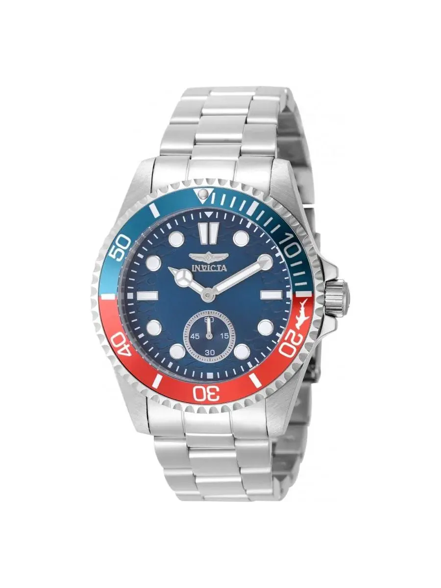 Мужские кварцевые часы Pro Diver VD78 49436 с синим циферблатом Invicta — изображение 1 из 3, оттенок серебряный