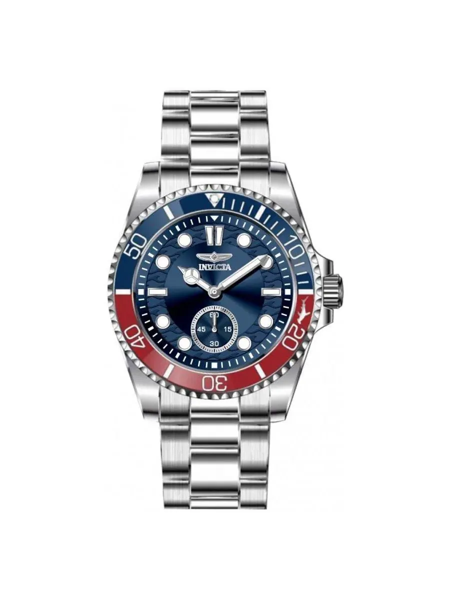 Мужские кварцевые часы Pro Diver VD78 49436 с синим циферблатом Invicta — изображение 2 из 3, оттенок серебряный