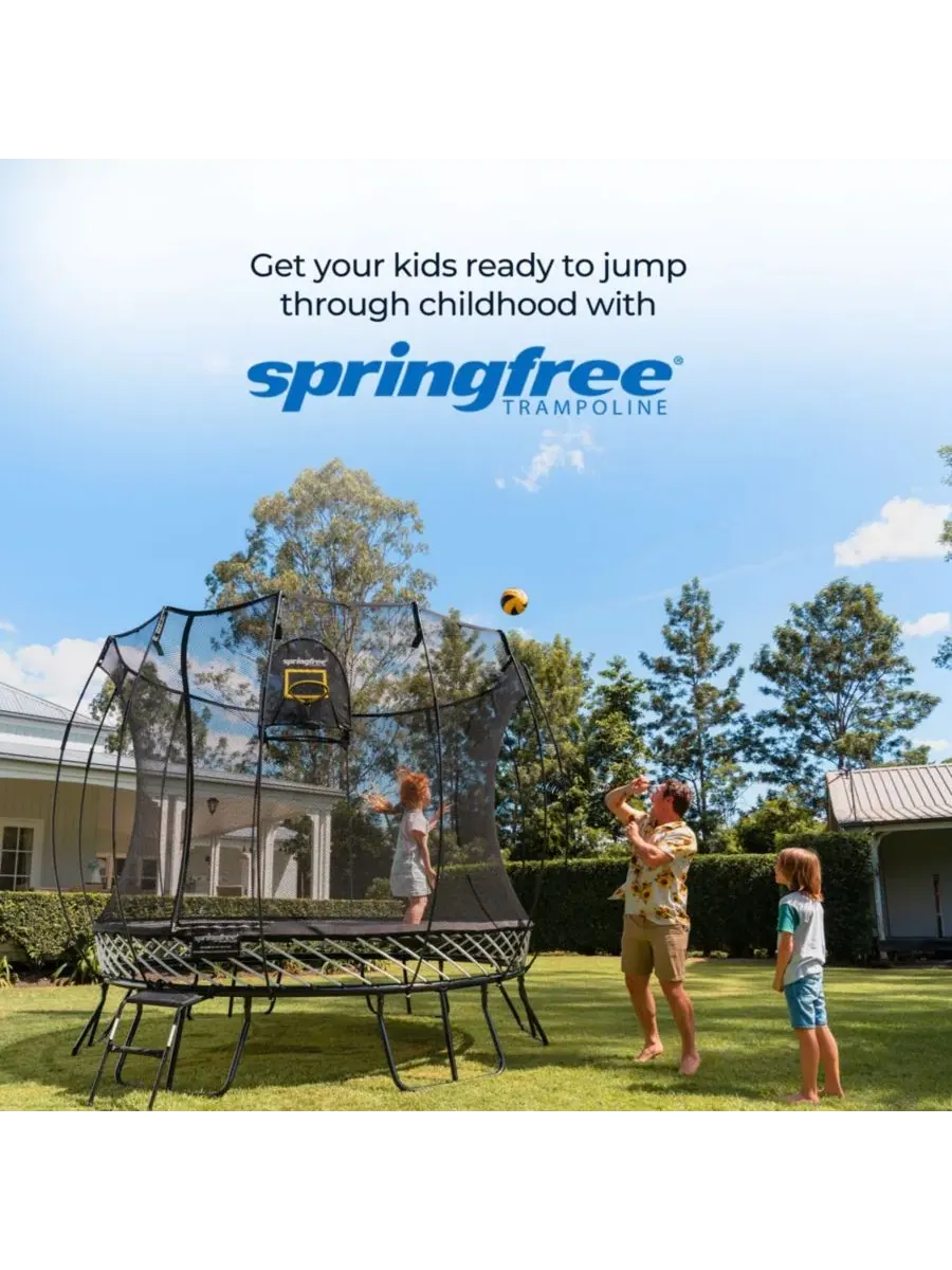 Баскетбольное кольцо FlexrHoop для батута Springfree Trampoline — изображение 4 из 7, оттенок черный
