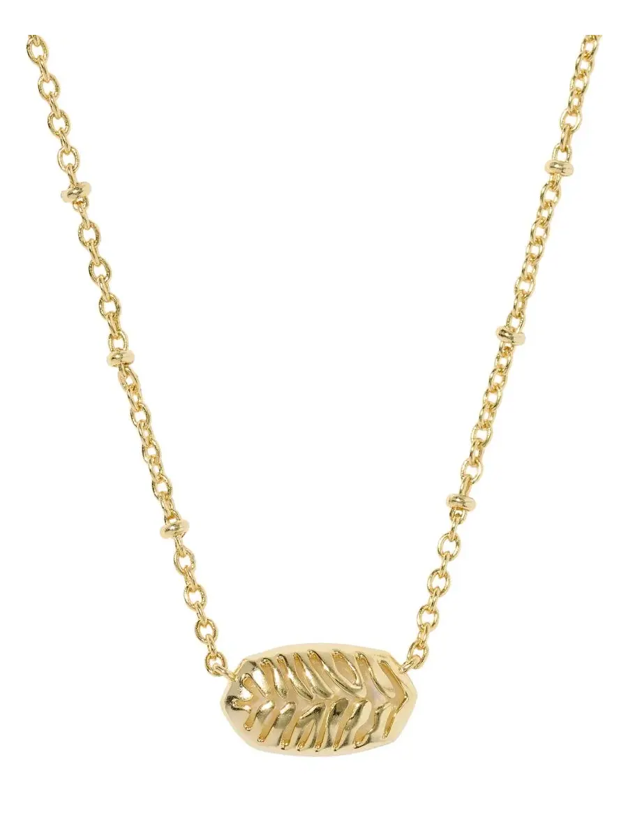 Колье-подвеска Raina с позолотой Kendra Scott — изображение 4 из 5, оттенок золотистый/бежевый