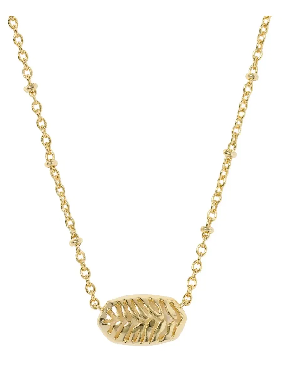 Ожерелье-подвеска Raina Kendra Scott — изображение 4 из 5, оттенок золотистый