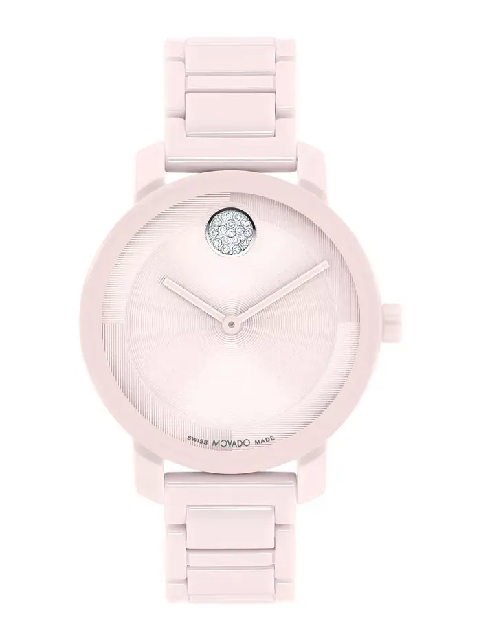 Женские часы Swiss Bold Evolution 2.0 Blush с керамическим браслетом, 34 мм Movado — изображение 1 из 4