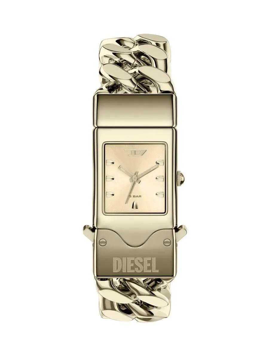 Часы наручные Closer Quartz Three-Hand Gold Stainless Steel Diesel