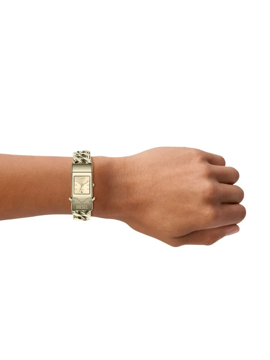 Часы наручные Closer Quartz Three-Hand Gold Stainless Steel Diesel — изображение 7 из 7, оттенок золото
