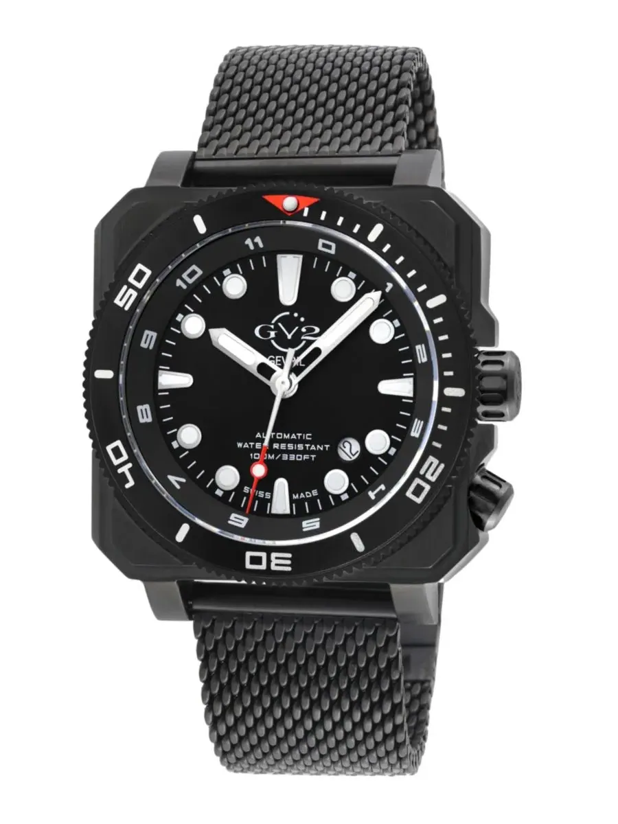 Мужские часы XO Submarine Swiss Automatic IP Mesh Band Gv2 By Gevril