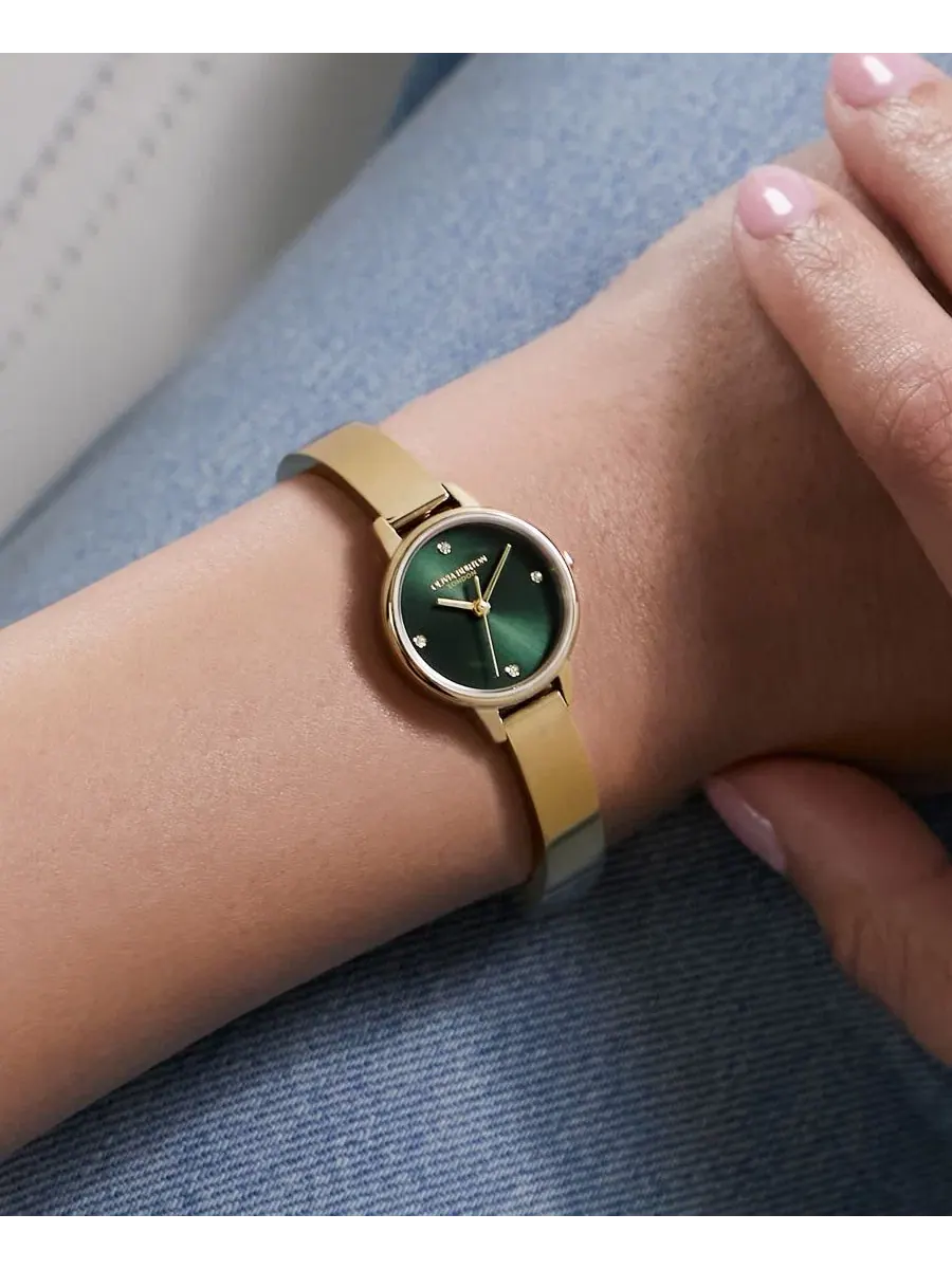 Женские часы-браслет Olivia Burton Mini Classic, 23 мм — изображение 3 из 7, оттенок зеленый