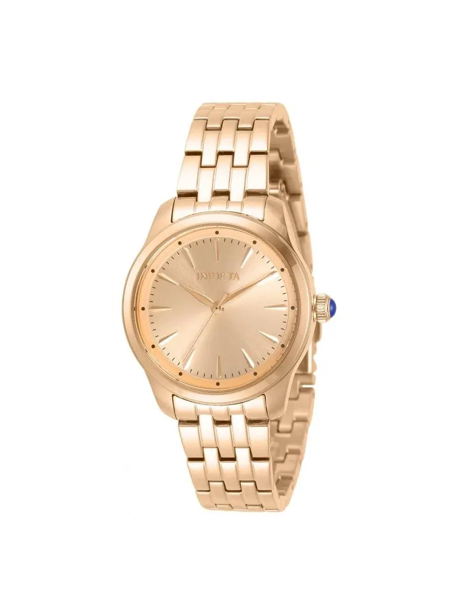 Женские часы Angel Quartz с золотистым корпусом Invicta