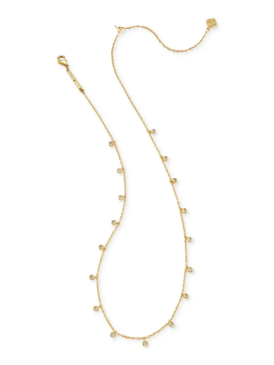 Комплект ожерелий Amelia с крестом Kendra Scott — изображение 2 из 5, оттенок золотистый/прозрачный