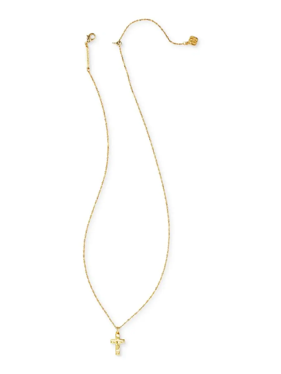 Комплект ожерелий Amelia с крестом Kendra Scott — изображение 4 из 5, оттенок золотистый/прозрачный