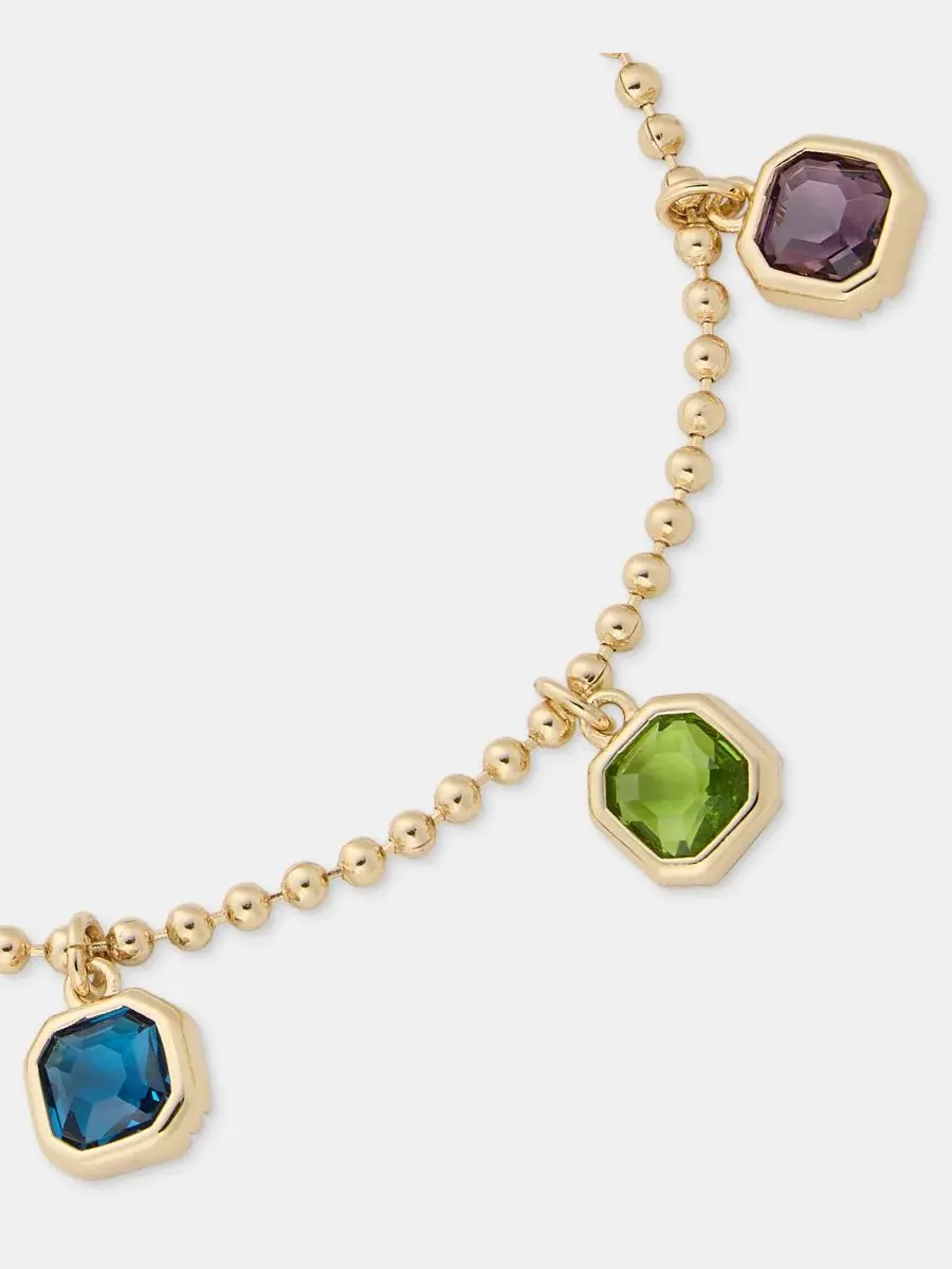 Браслет Shaky Stone Station Flex с цветными камнями Lauren Ralph Lauren — изображение 3 из 4, оттенок мульти