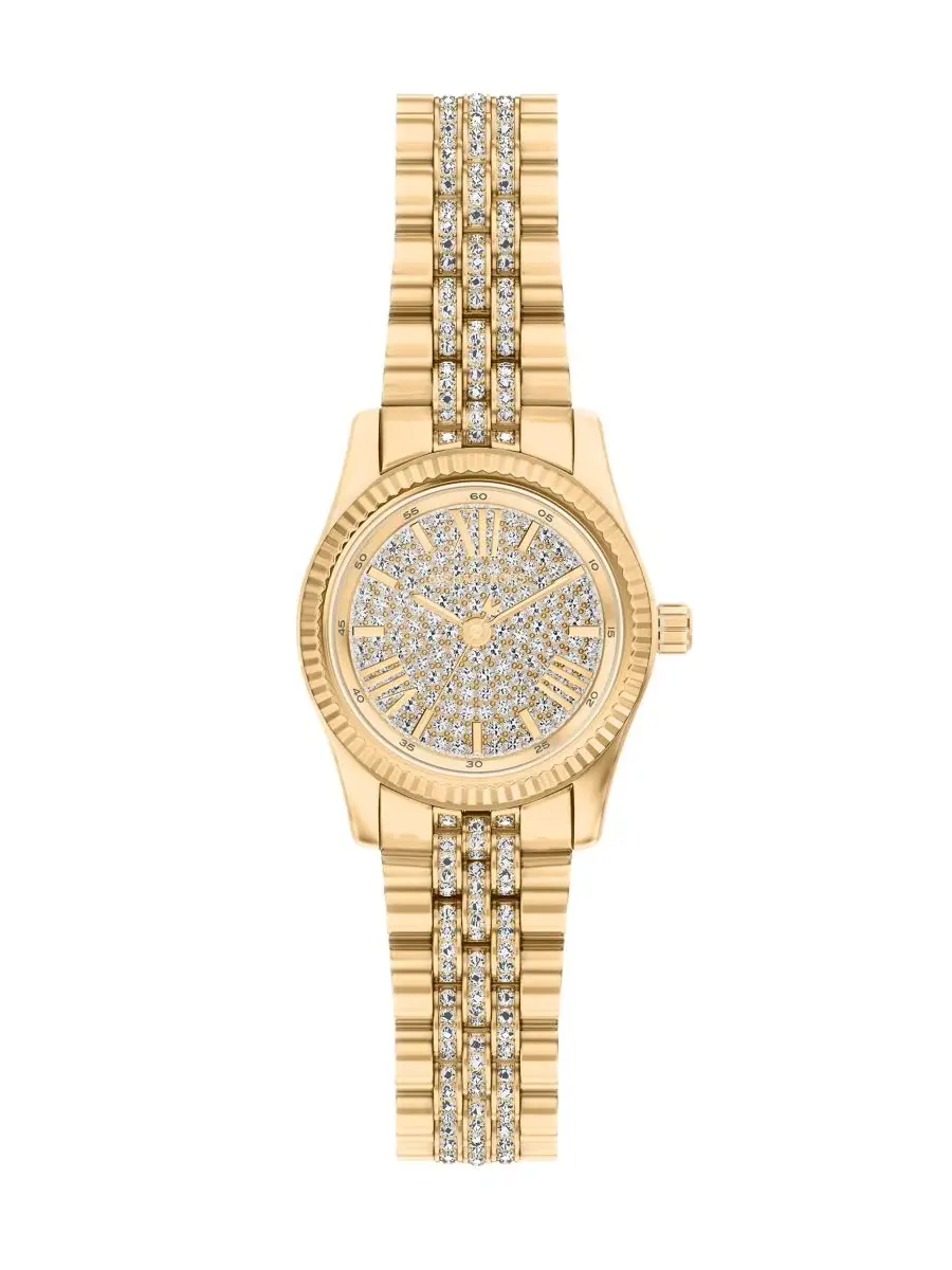 Женские часы Lexington Three-Hand с браслетом из стали с покрытием золотом, 26 мм Michael Kors — изображение 1 из 9