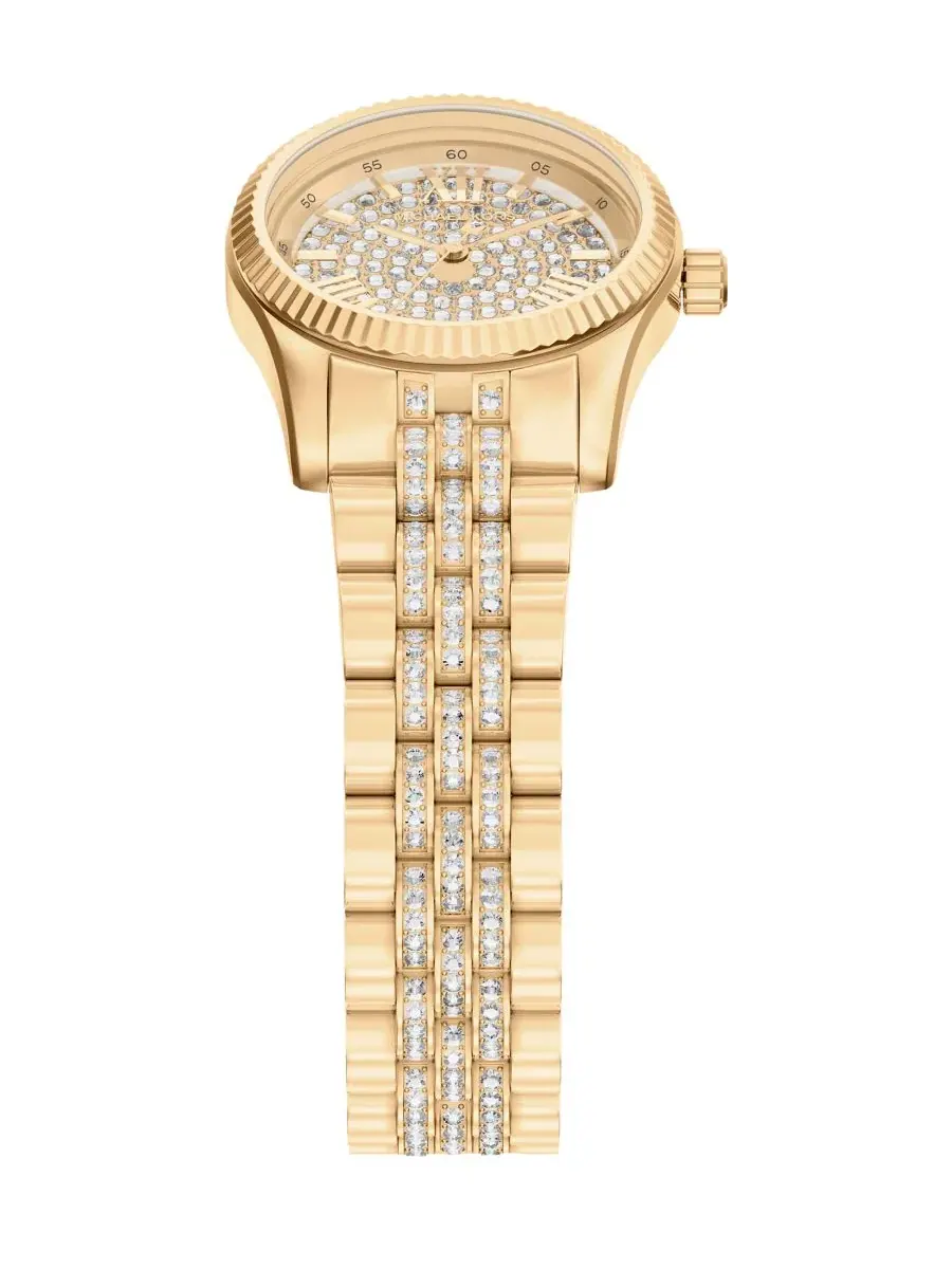 Женские часы Lexington Three-Hand с браслетом из стали с покрытием золотом, 26 мм Michael Kors — изображение 4 из 9