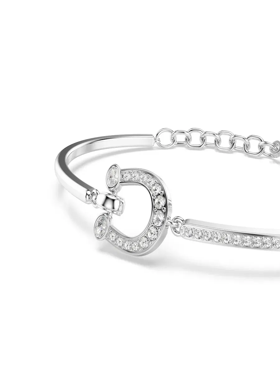 Браслет с подковой Swarovski Symbolica — изображение 2 из 5, оттенок серый